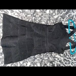 Wow couture bandage flare dress